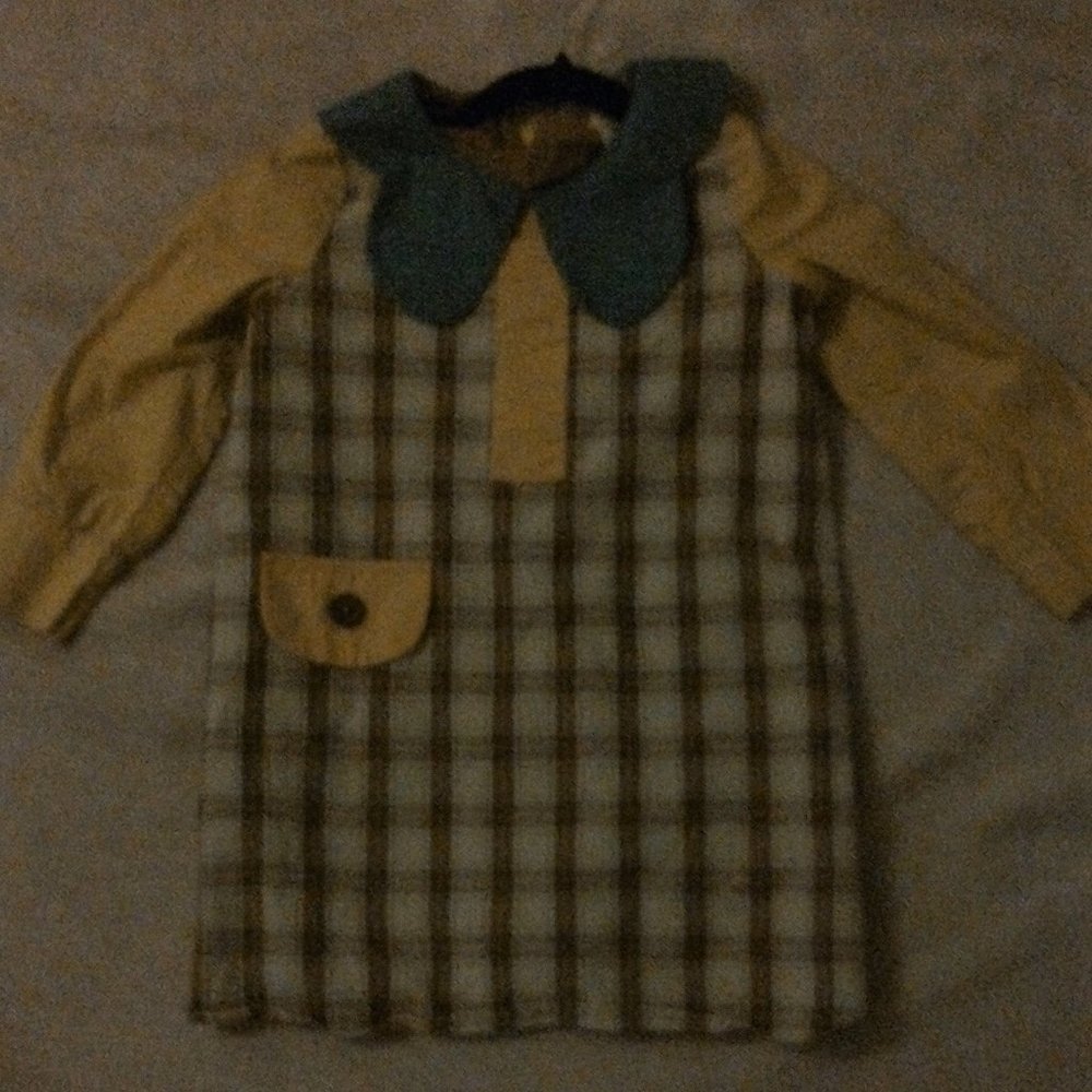 Misha Lulu beige/brown dress